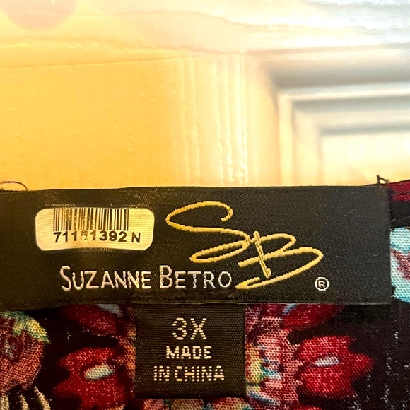 3X flowy tiered baby doll top - Picture 5 of 7